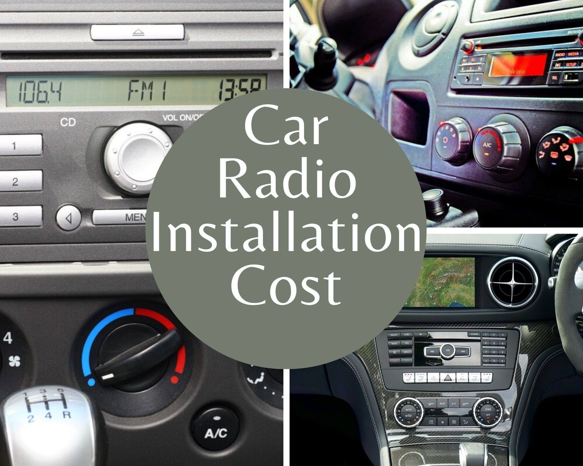 Car Radio Installation Cost &amp; Tips How Much to Install